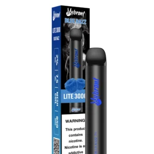 Blue Razz Lite 3000 Puffs - Single by VyBrant offers a delicious blue razz vape experience with every puff.