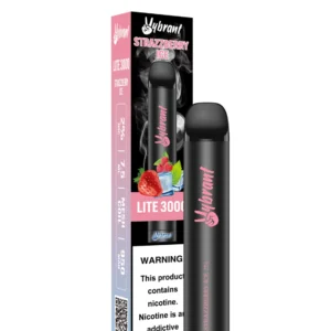 Enjoy the refreshing Strazzberry Ice Lite vape by VyBrant, offering 3000 puffs of delicious Strazzberry Ice flavor.