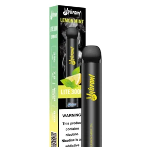 Lemon Mint Lite 3000 Puffs by VyBrant offers a refreshing lemon mint vape experience for ultimate enjoyment.