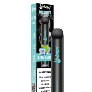 Ice Mint Lite 3000 Puffs - Single by VyBrant offers a refreshing ice mint flavor in a convenient vape.