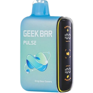 GEEK BAR PULSE DISPOSABLE 15K PUFF DROP SOUR SAVERS