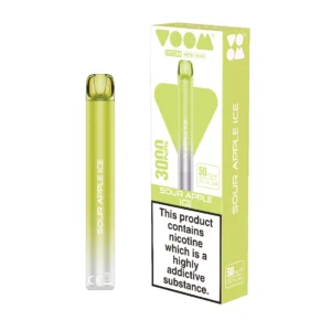 VOOM 3000 Puff Disposables Vape Sour Apple